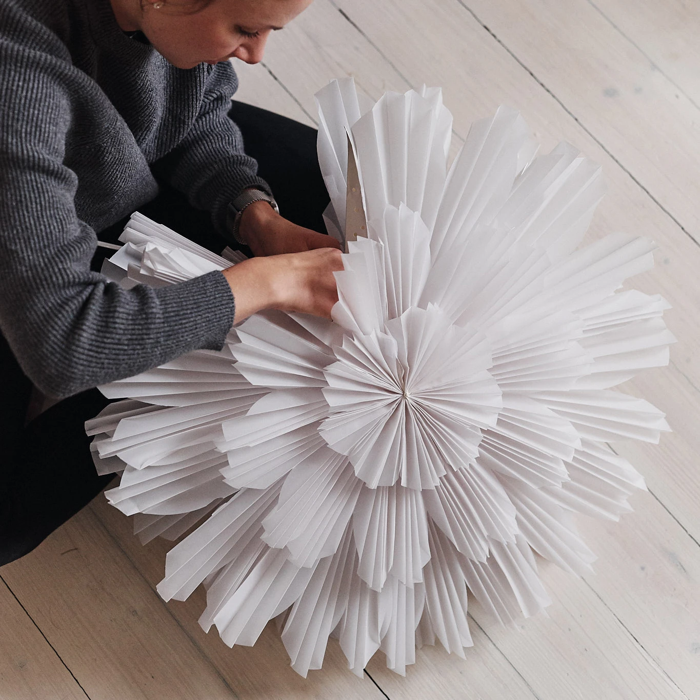 Watt & Veke Snöblomma Adventsster - Afbeelding 2