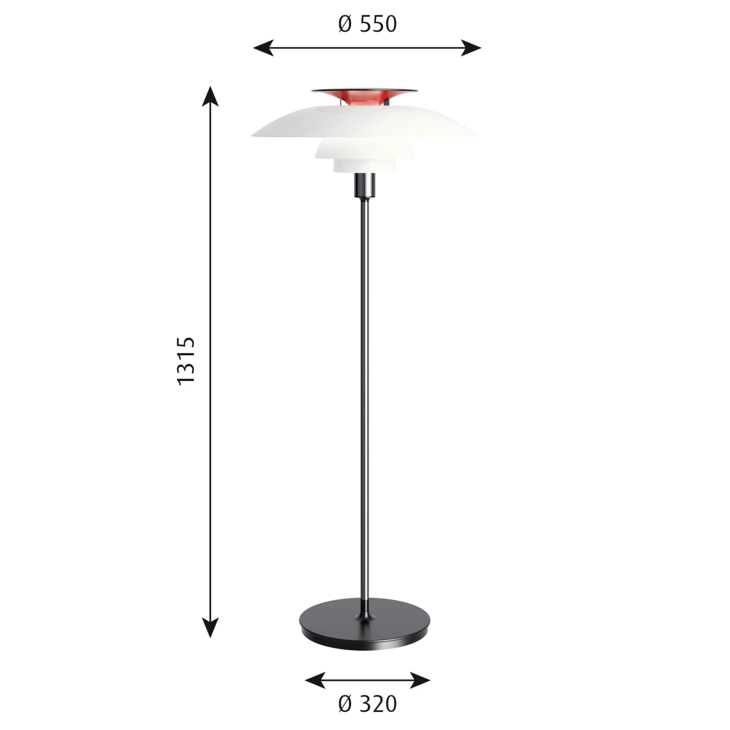 Louis Poulsen PH 80 Vloerlamp - Afbeelding 2