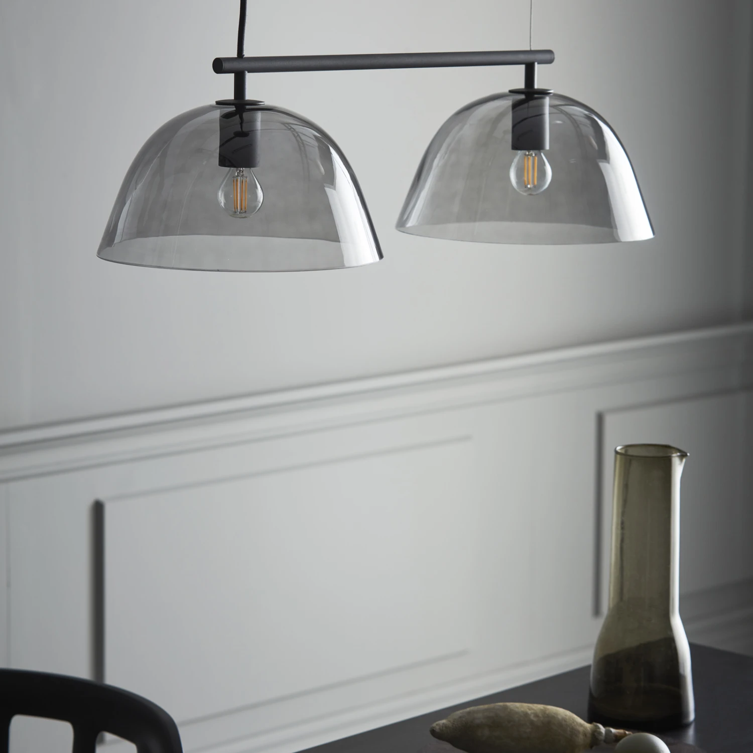 Wendo 70 Plafondlamp Rookkleurig Glas - Afbeelding 2