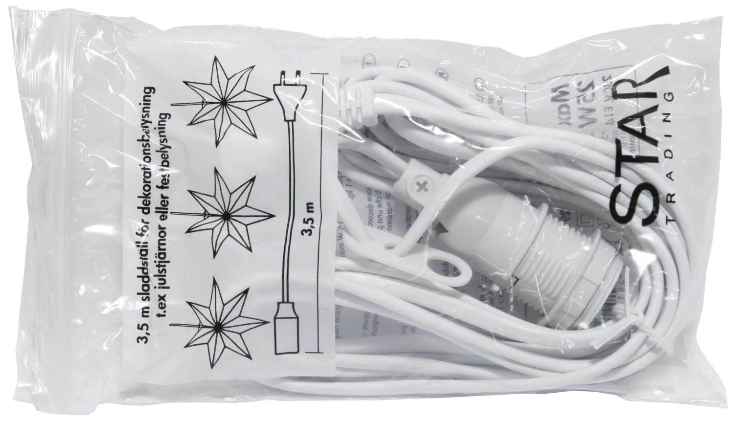 Star Trading Basic Kabelmanagement E14 3,5 M - Afbeelding 3