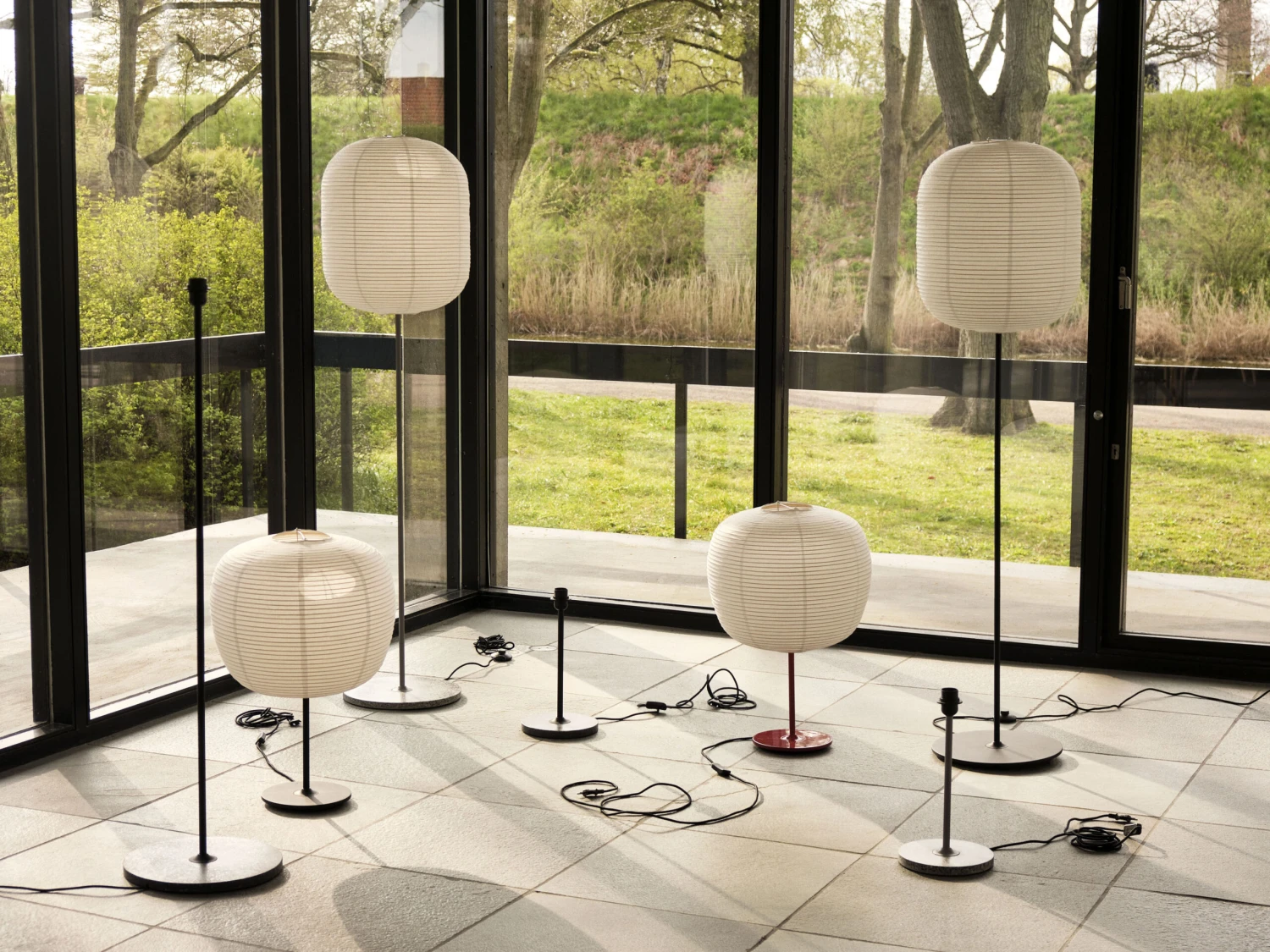 Hay Common Rice Paper Lampenkap - Afbeelding 4